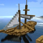 How to make a Dhow minecraft ship for PirateCraft