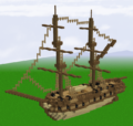 Minecraft Ship Tutorial: 30-Gun Frigate - PirateCraft